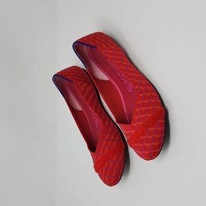 Rothy's The Flat Pomegranate Grid Round toe Flats Size 8